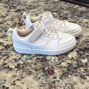 Nike Kids White Velcro Sneakers
